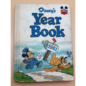 Disney’s Year Book 1981 Hardcover Children’s Book